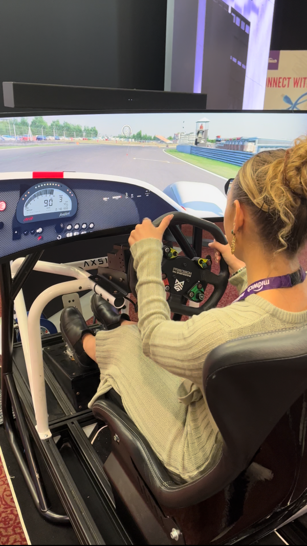 Samsung racing simulator | Midwich | Tech Xpo