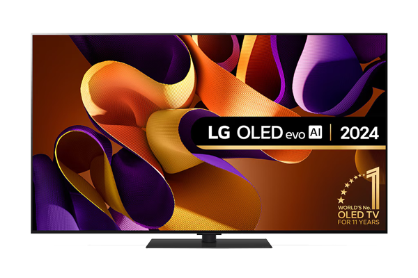 LG OLED evo AI G4 4K Smart TV 2024 - Stand version